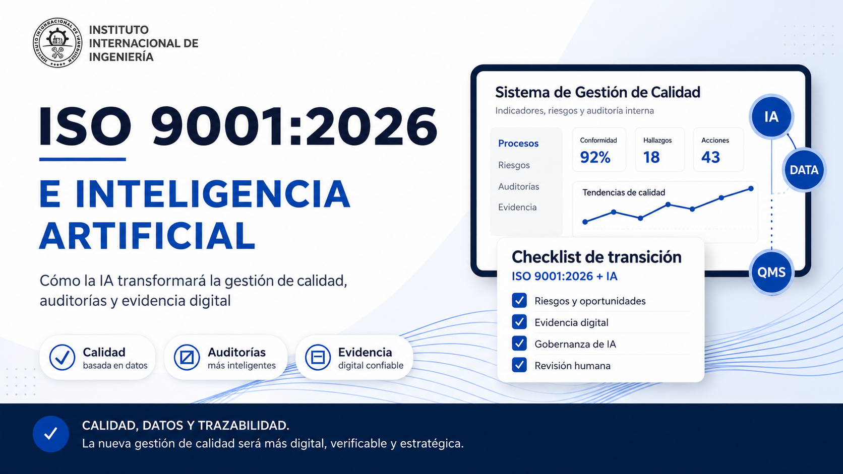ISO 9001 2026 e inteligencia artificial en la gestión de calidad
