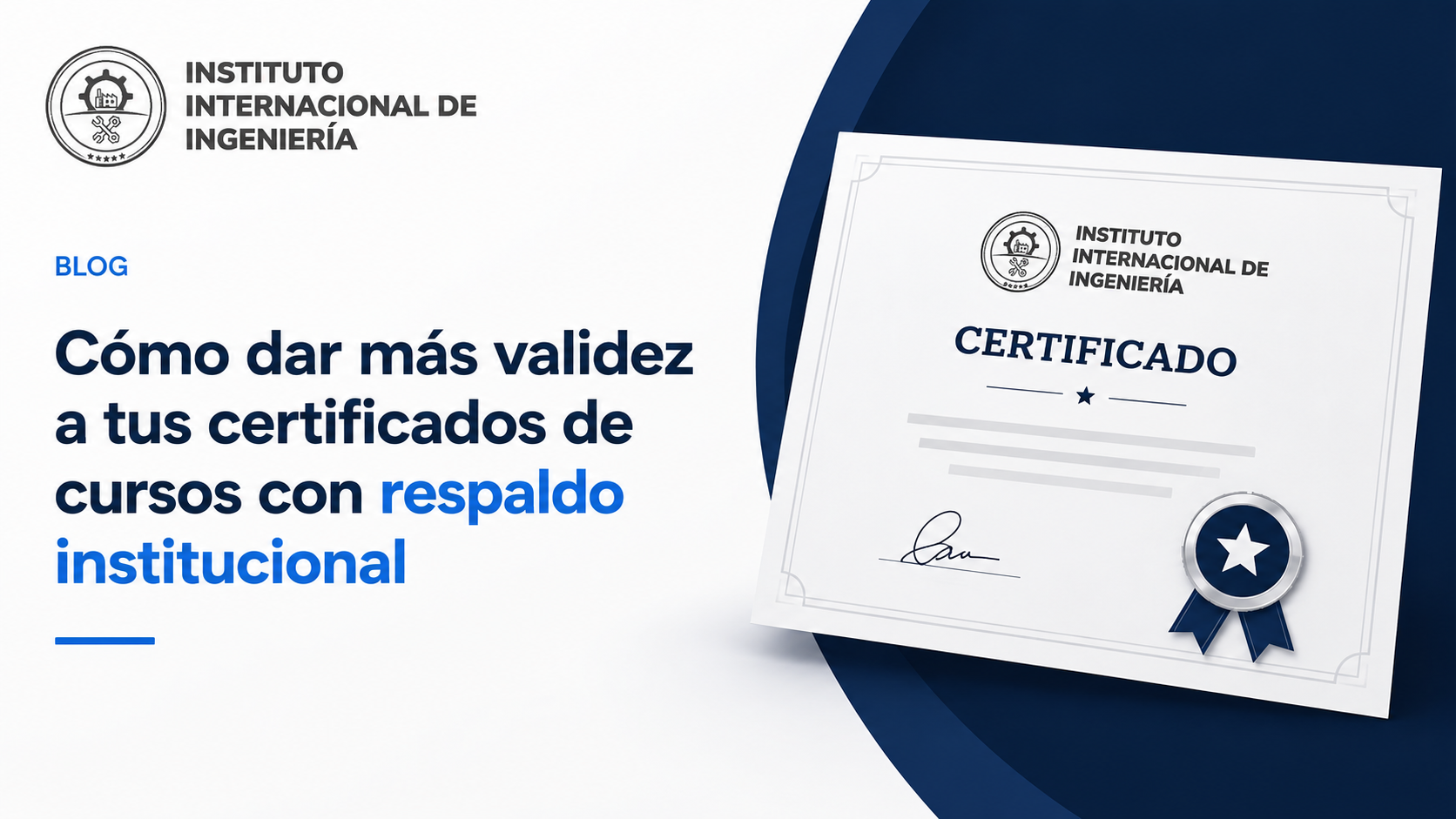 Certificado verificable con código QR y respaldo 3i