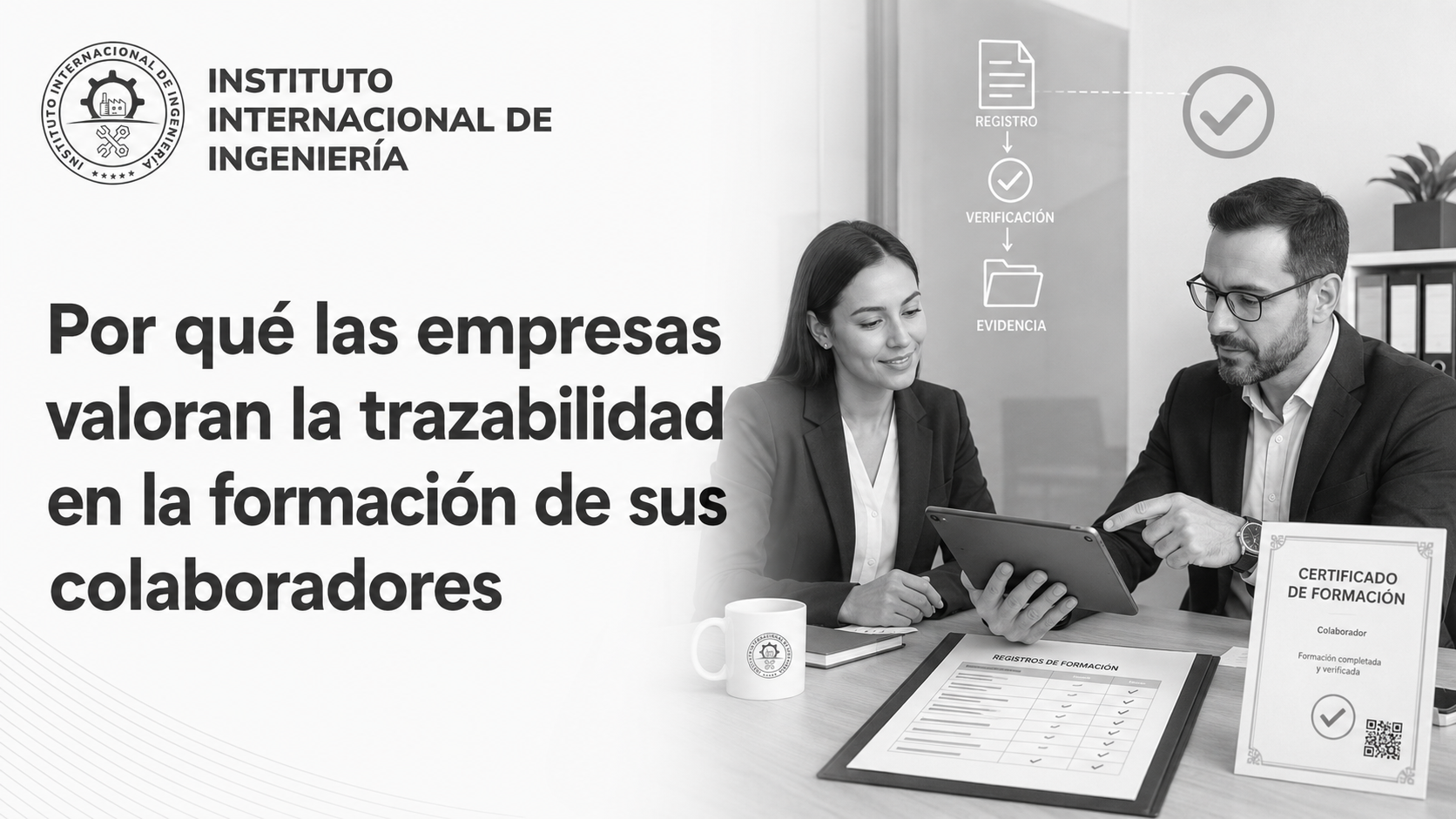 Trazabilidad en la formación de colaboradores con certificados verificables y respaldo institucional 3i