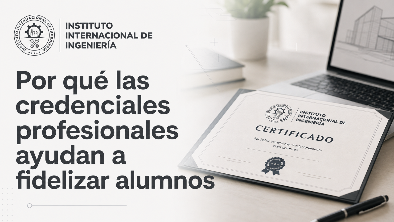 Portada del artículo sobre cómo las credenciales profesionales ayudan a fidelizar alumnos