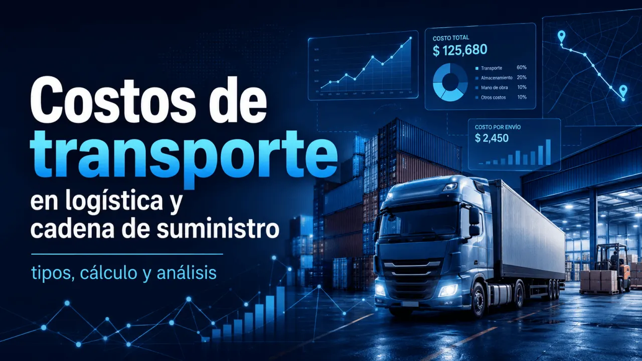 Costos de transporte en logística y cadena de suministro: tipos, cálculo y análisis
