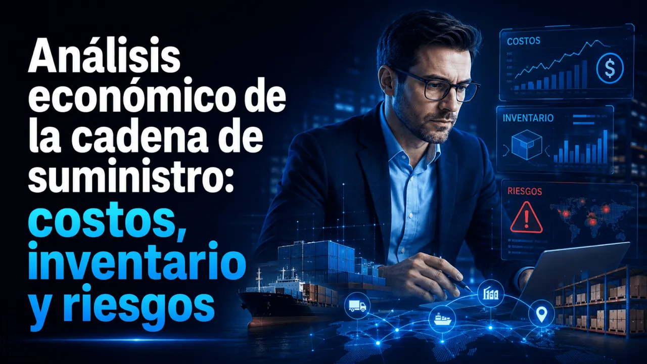 Análisis económico de la cadena de suministro: costos, inventario y riesgos