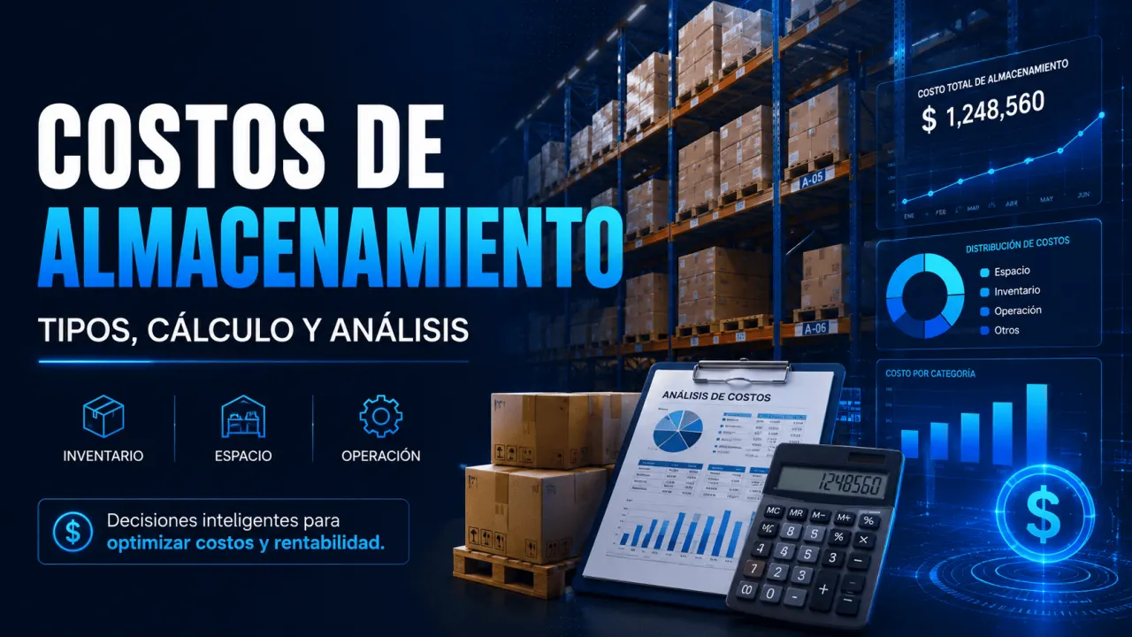 Costos de almacenamiento: tipos, cálculo y análisis