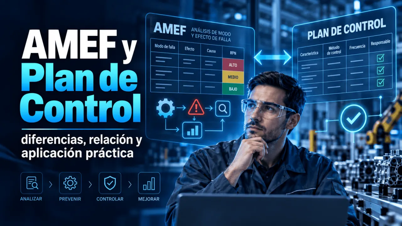 AMEF y Plan de Control: diferencias, relación y aplicación práctica