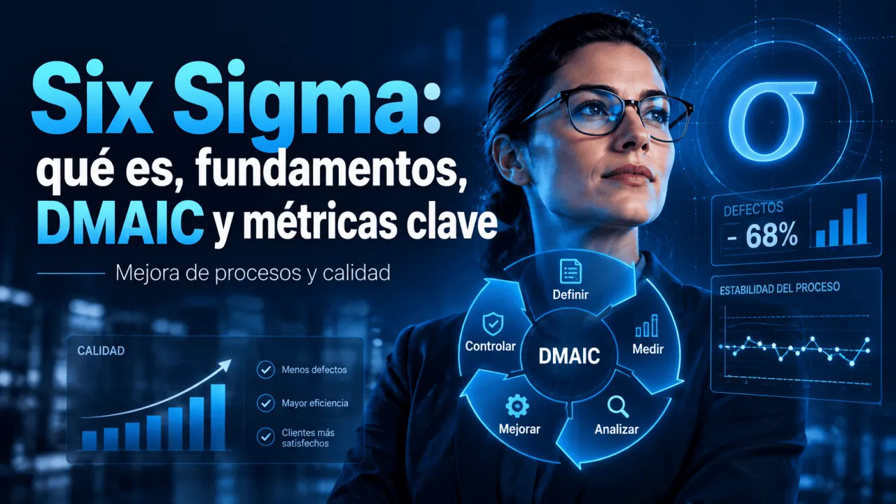 Six Sigma: qué es, fundamentos, DMAIC y métricas clave
