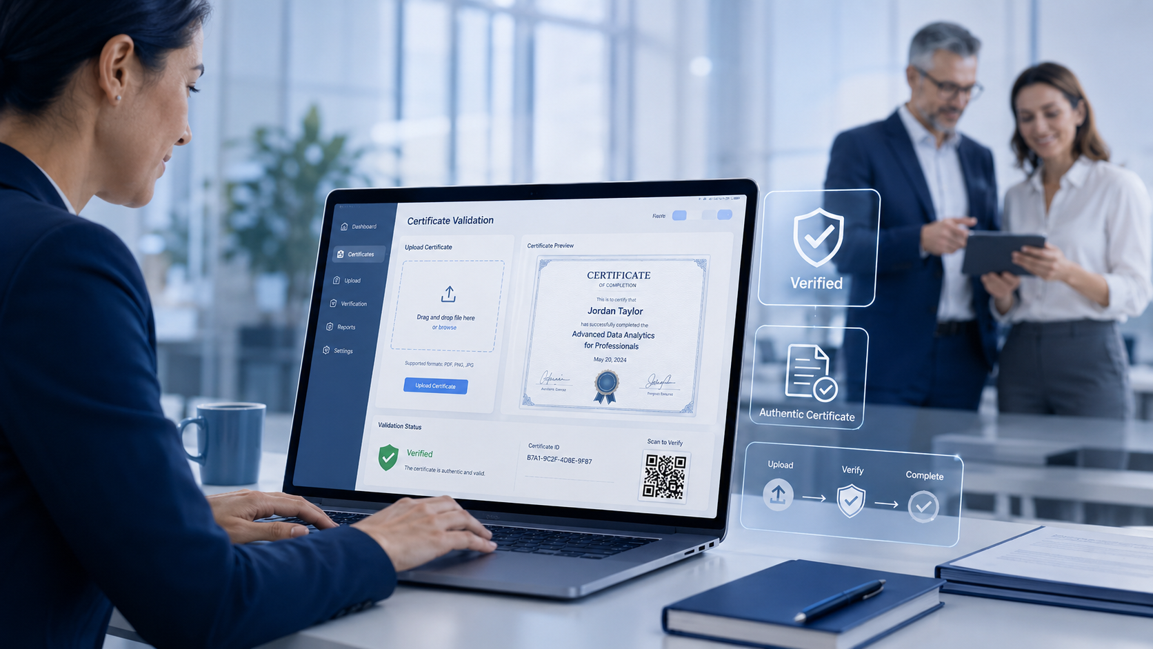 Certificados verificables con respaldo institucional 3i